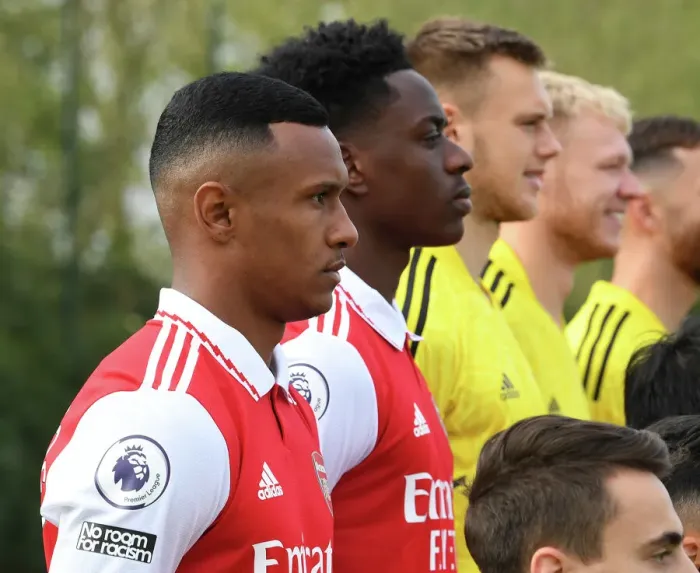 Framed Print : Arsenal First Team Squad 2022-23: Marquinhos Shines in New Season Photo