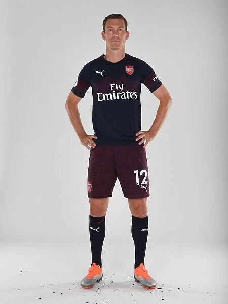 Arsenal First Team: Stephan Lichtsteiner at 2018 / 19 Photo Call