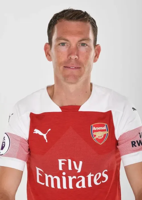 Framed Print : Arsenal First Team: Stephan Lichtsteiner at 2018 / 19 Photo Call