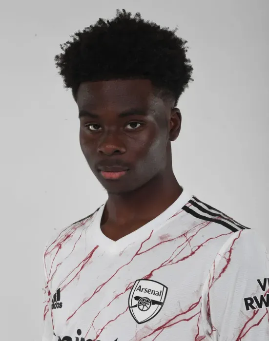 Framed Print : Arsenal First Team: Training with Star Player Bukayo Saka, 2020-21 Season