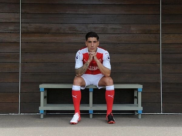 Arsenal Football Club 2016-17: Hector Bellerin at First Team Photoshoot