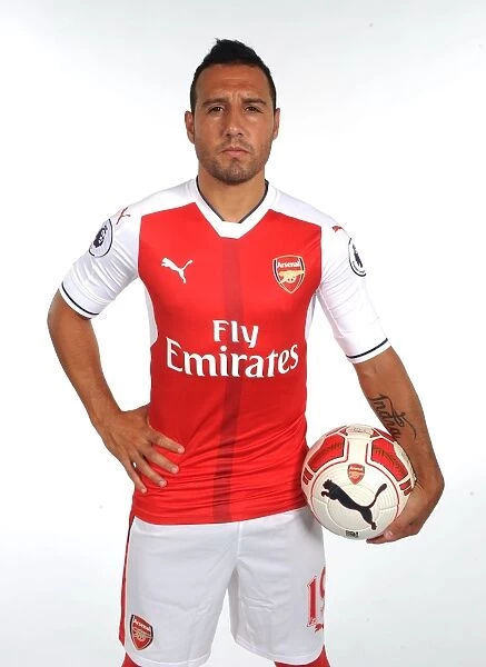 Arsenal Football Club 2016-17: Santi Cazorla at First Team Photocall
