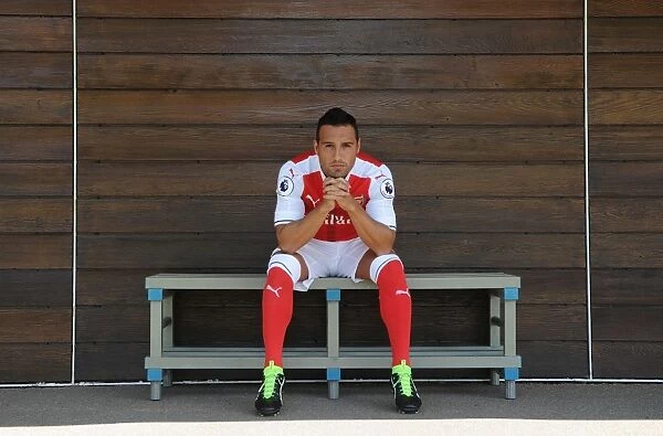 Arsenal Football Club 2016-17: Santi Cazorla at Team Photoshoot