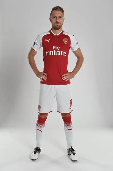Arsenal Football Club 2017-18: Aaron Ramsey at Team Photocall