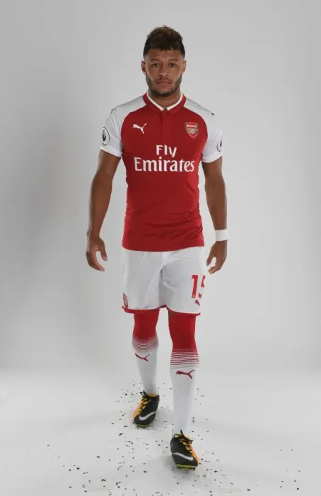 Framed Print : Arsenal Football Club 2017-18 First Team Photocall: Alex Oxlade-Chamberlain