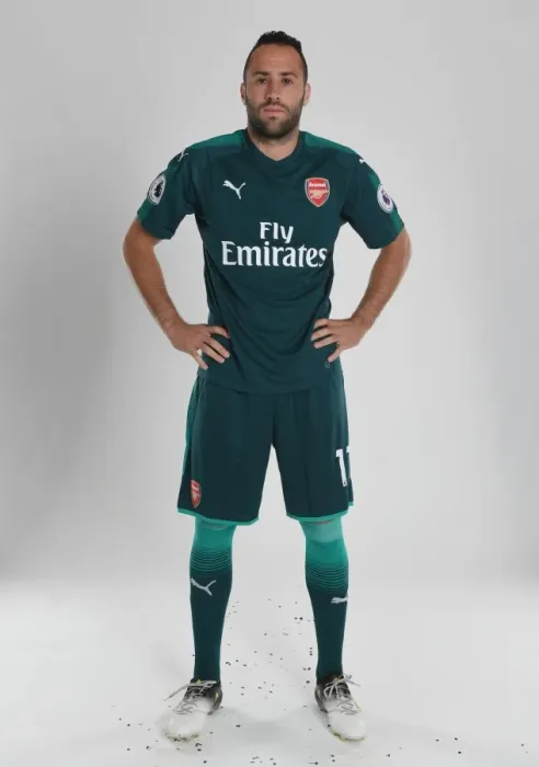 Framed Print : Arsenal Football Club 2017-18 Team: David Ospina at Team Photocall Framed Print : Arsenal Football Club 2017-18 Team: David Ospina at Team Photocall
