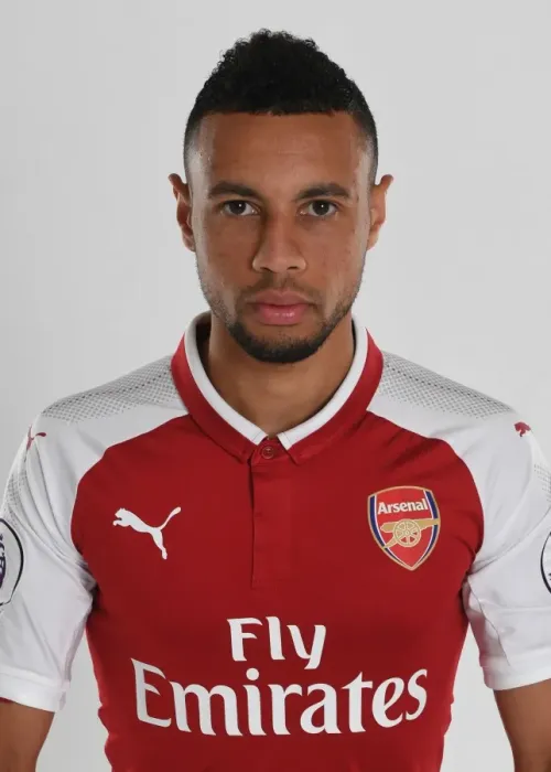 Framed Print : Arsenal Football Club 2017-18 Team: Francis Coquelin at Team Photocall