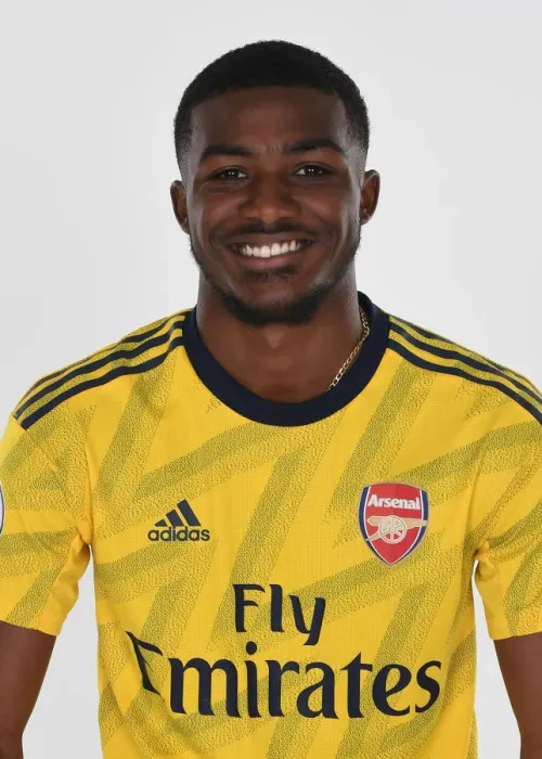 Framed Print : Arsenal Football Club: 2019-2020 Season - Ainsley Maitland-Niles at Training