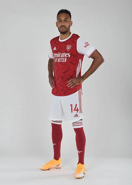 Arsenal Football Club: 2020-21 First Team - Pierre-Emerick Aubameyang at Team Photocall