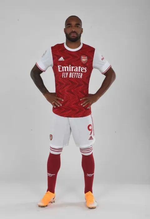 Framed Print : Arsenal Football Club: 2020-21 First Team - Alex Lacazette at Team Photocall Framed Print : Arsenal Football Club: 2020-21 First Team - Alex Lacazette at Team Photocall
