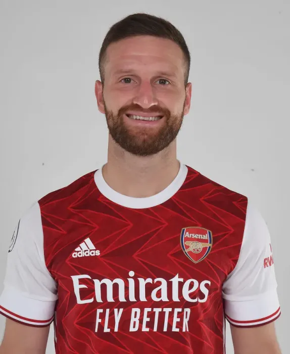 Framed Print : Arsenal Football Club: 2020-21 Season - Shkodran Mustafi at London Colney Training Ground