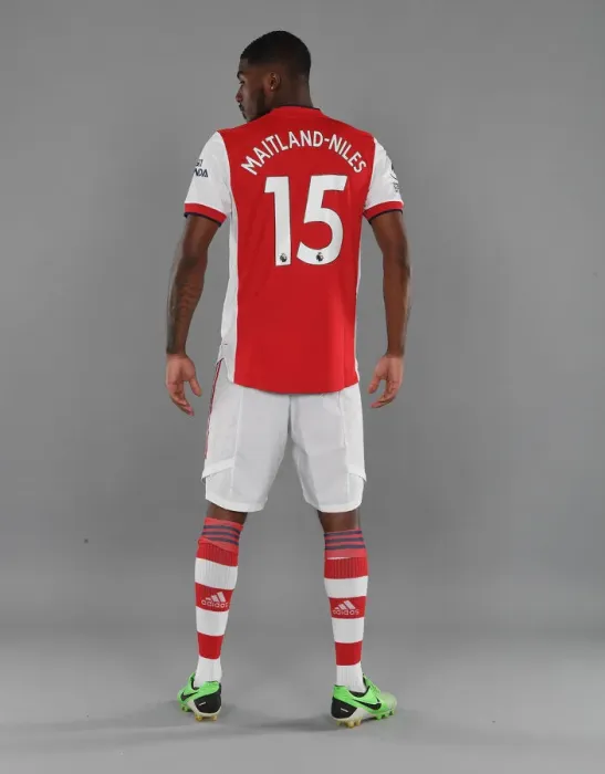 Framed Print : Arsenal Football Club: 2021-22 First Team - Ainsley Maitland-Niles at Training Session