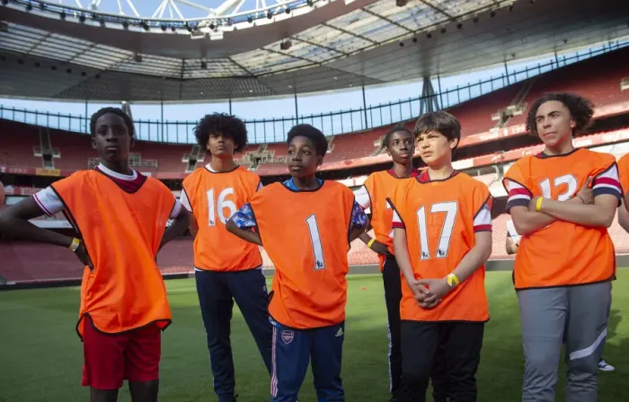 Framed Print : Arsenal Football Club 2022: 107 Ballboy Contenders Battle for a Spot