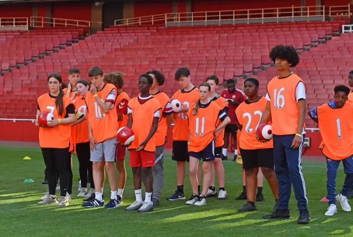 Framed Print : Arsenal Football Club 2022: 115 Ballboy Contenders Battle for a Spot