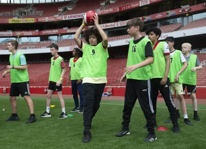 Framed Print : Arsenal Football Club 2022: Ball Squad Trials - Selecting the Best Squad