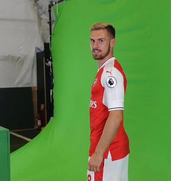 Arsenal Football Club: Aaron Ramsey at 2016-17 Team Photocall