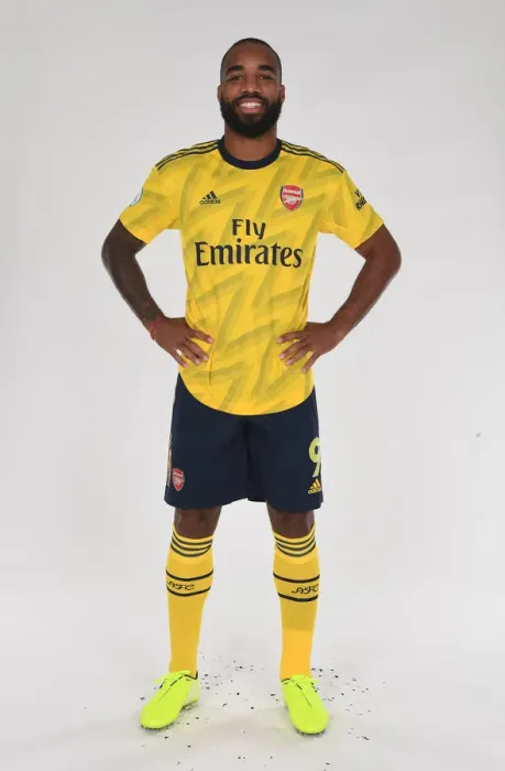 Framed Print : Arsenal Football Club: Alex Lacazette at Pre-Season Training (2019-2020)