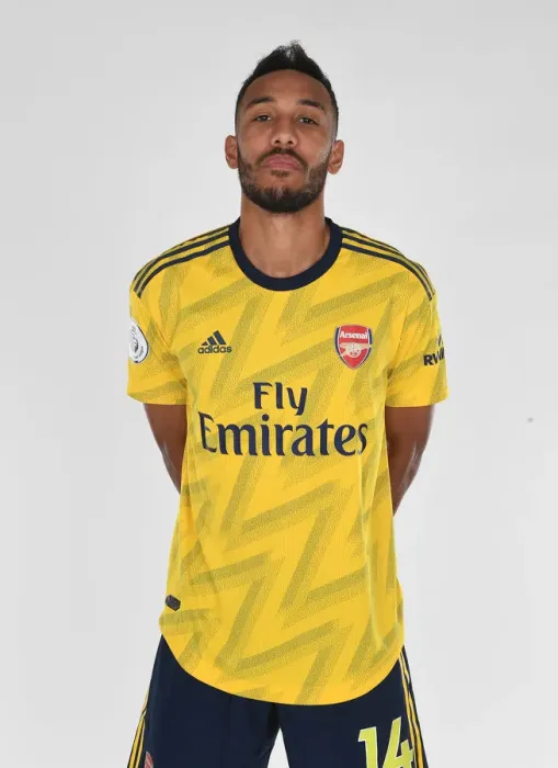 Framed Print : Arsenal Football Club: Aubameyang at 2019-2020 Team Photocall