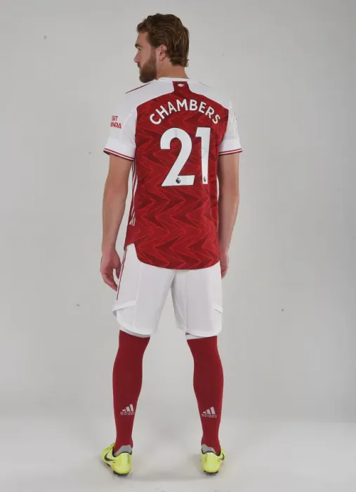 Framed Print : Arsenal Football Club: Calum Chambers Training at London Colney, 2020-21 Season