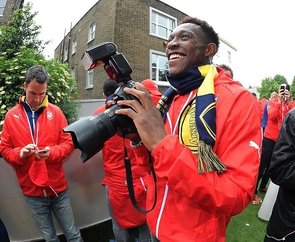 Arsenal Football Club: Celebrating FA Cup Victory with Danny Welbeck