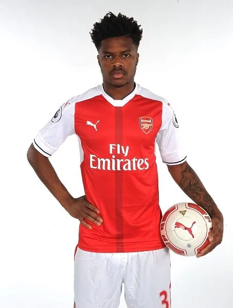 Arsenal Football Club: Chuba Akpom at 2016-17 First Team Photocall
