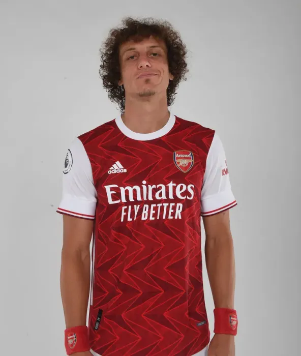 Framed Print : Arsenal Football Club: David Luiz Training at London Colney (2020-21 Season)