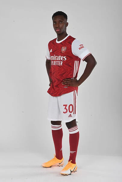 Arsenal Football Club: Eddie Nketiah at 2020-21 First Team Photoshoot