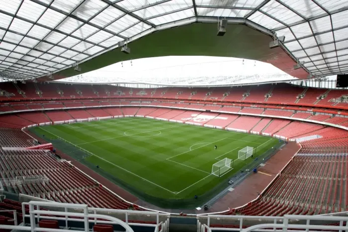 Framed Print : Arsenal Football Club at Emirates Stadium, London - November 2009