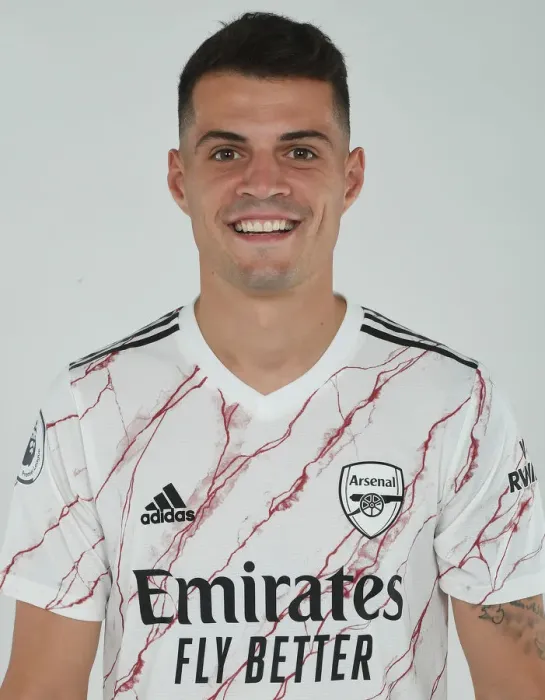Framed Print : Arsenal Football Club: Granit Xhaka at 2020-21 Training Session Framed Print : Arsenal Football Club: Granit Xhaka at 2020-21 Training Session