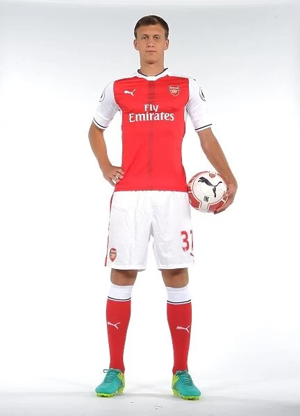 Arsenal Football Club: Introducing Krystian Bielik at 2016-17 First Team Photocall