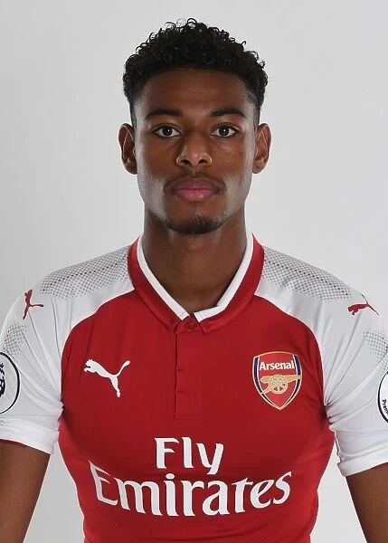 Arsenal Football Club: Jeff Reine-Adelaide at 2017-18 First Team Photocall