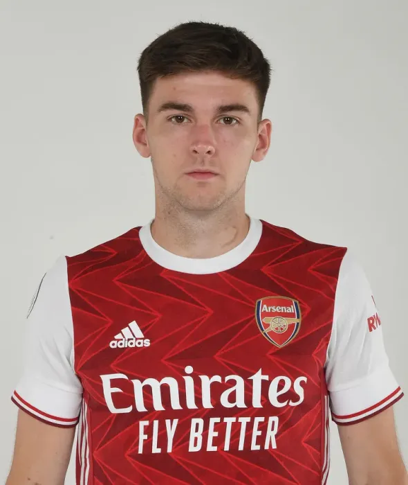 Framed Print : Arsenal Football Club: Kieran Tierney at 2020-21 First Team Training