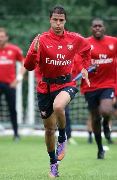 Arsenal Football Club: Marouane Chamakh in Intensive Training