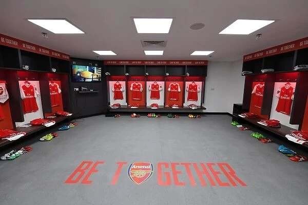 Arsenal Football Club: Pre-Match Tension in the Changing Room before FA Cup Semi-Final vs Manchester City