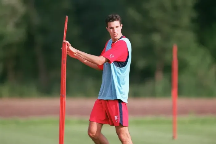 Framed Print : Arsenal Football Club: Pre-Season Training with Robin van Persie, Austria 2004 Framed Print : Arsenal Football Club: Pre-Season Training with Robin van Persie, Austria 2004