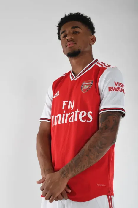 Framed Print : Arsenal Football Club: Reiss Nelson at 2019-2020 Pre-Season Training