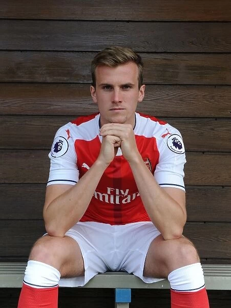 Arsenal Football Club: Rob Holding at 2016-17 Team Photocall