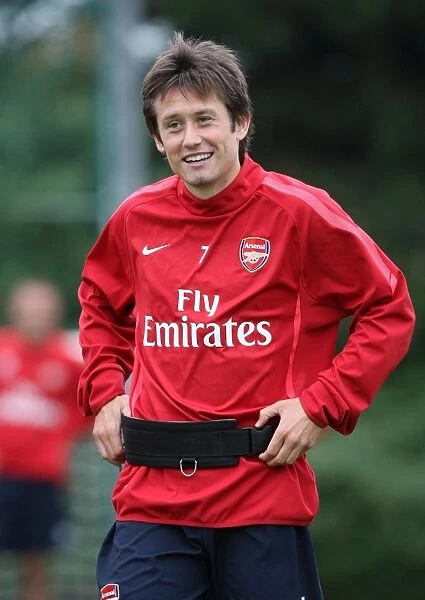 Arsenal Football Club: Rosicky at Pre-Season Training, London Colney 2010-11