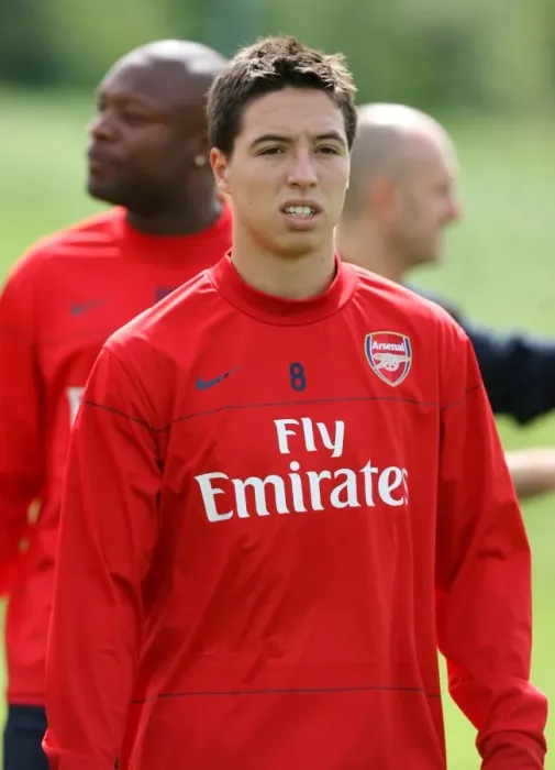 Framed Print : Arsenal Football Club: Samir Nasri at 2008 Training Camp, Austria