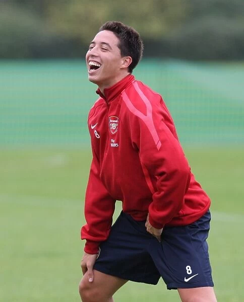 Arsenal Football Club: Samir Nasri at Pre-Season Training, London Colney