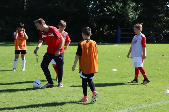 Framed Print : Arsenal Football Club Soccer Schools: Train at the Residential Camp 2017
