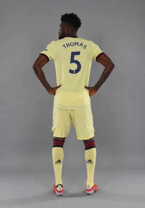 Framed Print : Arsenal Football Club: Thomas Partey at 2021-22 First Team Photocall