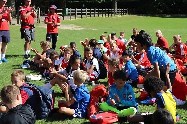 Arsenal Football Club: Training at the Arsenal Soccer School Residential Camp 2017