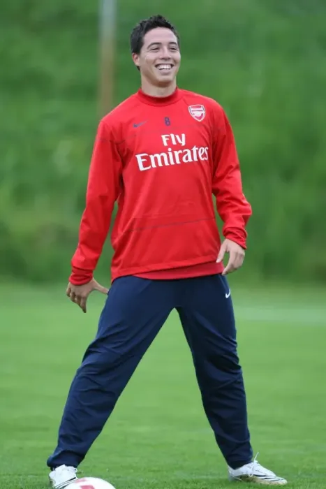 Framed Print : Arsenal Football Club: Training with Samir Nasri, Austria, 2008 Framed Print : Arsenal Football Club: Training with Samir Nasri, Austria, 2008