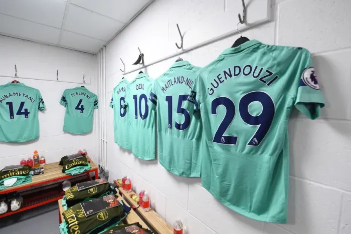 Framed Print : Arsenal Football Club: Unity in the Changing Room - AFC Bournemouth (2018-19)