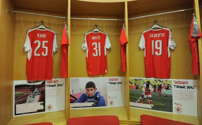 Framed Print : Arsenal Foundation shirts. Arsenal Legends 4: 2 Milan Glorie Framed Print : Arsenal Foundation shirts. Arsenal Legends 4: 2 Milan Glorie