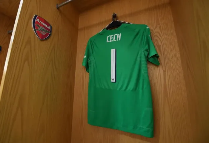 Framed Print : Arsenal Goalkeeper Petr Cech Prepares for Carabao Cup Showdown Against Tottenham Framed Print : Arsenal Goalkeeper Petr Cech Prepares for Carabao Cup Showdown Against Tottenham
