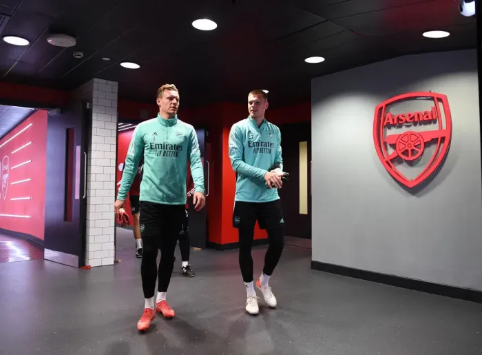 Framed Print : Arsenal Goalkeepers Leno and Hein Pre-Match: Arsenal vs Crystal Palace, Premier League 2021-22 Framed Print : Arsenal Goalkeepers Leno and Hein Pre-Match: Arsenal vs Crystal Palace, Premier League 2021-22