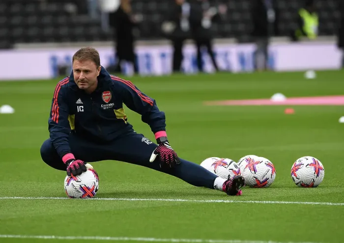 Framed Print : Arsenal Goalkeeping Coach Inaki Cana at Fulham v Arsenal Premier League Match, London 2023 Framed Print : Arsenal Goalkeeping Coach Inaki Cana at Fulham v Arsenal Premier League Match, London 2023