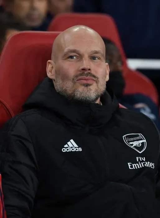 Framed Print : Arsenal Interim Head Coach Freddie Ljungberg Leads Team Against Brighton & Hove Albion in Premier League Match